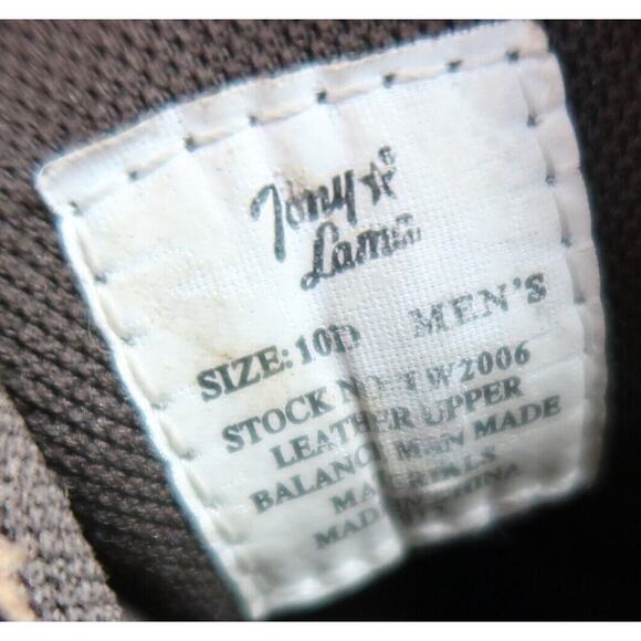 Tony Lama Shoes Mens 10 Boots Work Timber Lace Up Leather Waterproof Utility Mid - Picture 16 of 16